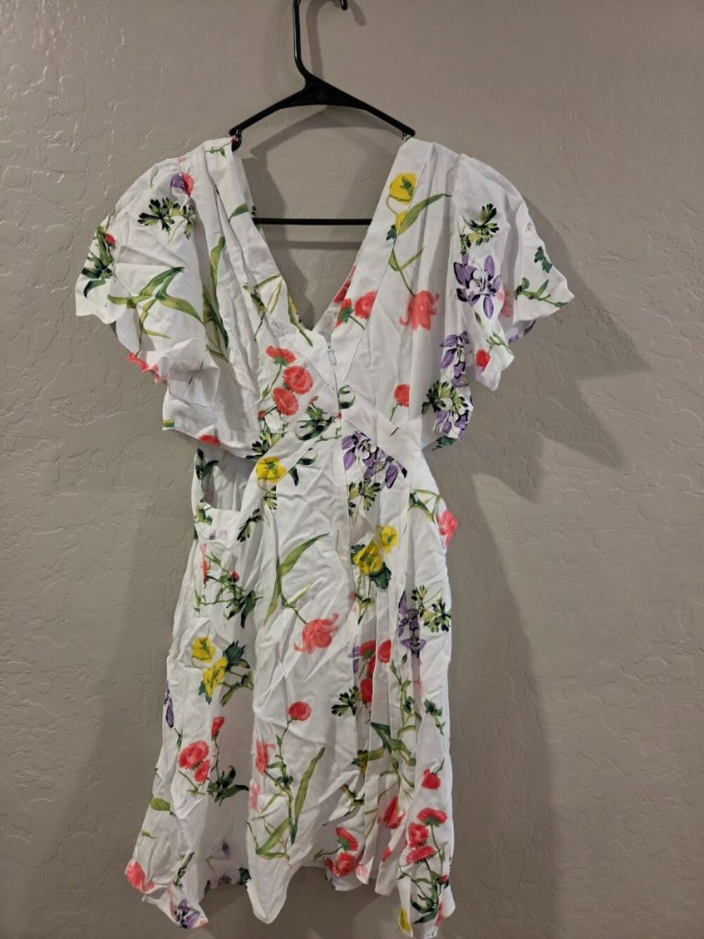 Loft Women's Cut out Sides Floral Dress